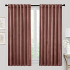 RYB HOME Heavy Duty Velvet Curtains & Drapes, Room Darkening Noise Reducing by RYBHOME