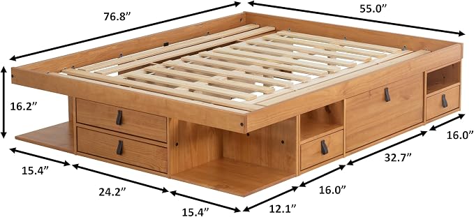 memomad Bali Storage Platform Bed - Image 2