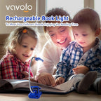 VAVOFO Rechargeable Book Light for Reading in Bed Kids, 7 LED Reading Light - Image 2