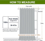 NICETOWN 108 inches Long Patio Door Curtain - Image 2