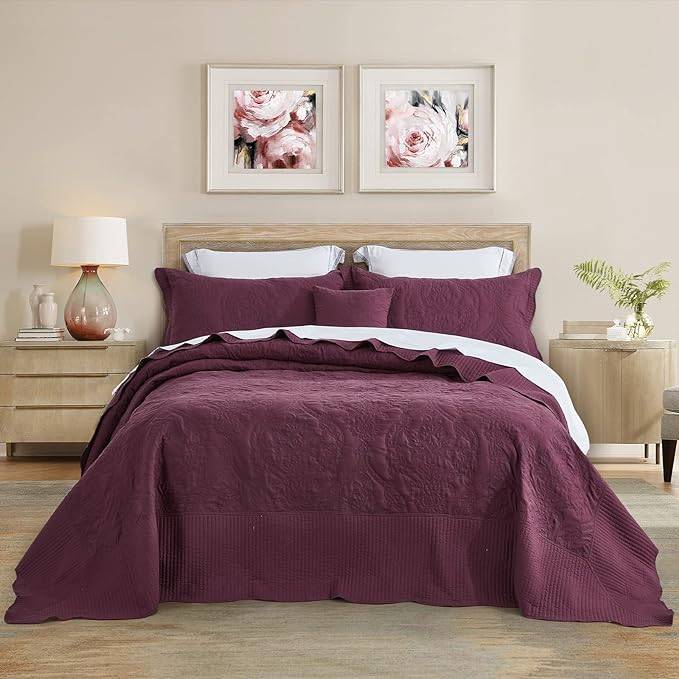 CHIXIN Bedspread Coverlet Quilt Set Full Size by CHIXIN