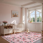 Lahome Insect Washable Rugs for Living Room, Soft 6x9 Rug for Bedroom - Image 5