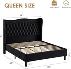 Upholstered Queen Size Bed Frame - Image 2