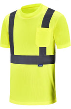 AYKRM Safety T Shirt Reflective High Visibility hi vis Long Sleeve T Shirt - Image 2
