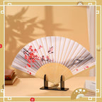 Roowest 4 Pcs Acrylic Fan Display Stand Folding Japanese Chinese Hand Fan Stand - Image 4
