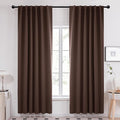 Deconovo Blackout Curtains, Thermal Insulated, W52 x L84 2 Panels, Back Tab by Deconovo
