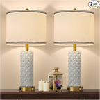 Set of 2 Table Lamp for Living Room Bedroom Farmhouse by Illuminatingyoumeandhim