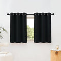 NICETOWN Black Blackout Curtains 40 inch Curtains by NICETOWN