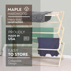Pennsylvania Woodworks Premium American Maple Clothes Drying Rack - Image 2