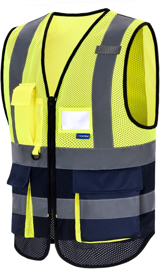 A-SAFETY High Visibility Mesh Safety Reflective Vest - Image 6