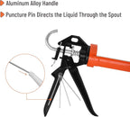 Bates- Caulking Gun, 12:1 Thrust Ratio, Caulking Tool Gun, Caulk Gun No Drip - Image 3