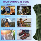 TECEUM 5/32" Paracord Rope 1000 – 1000ft / 200ft / 100ft / 50ft – Tactical - Image 5