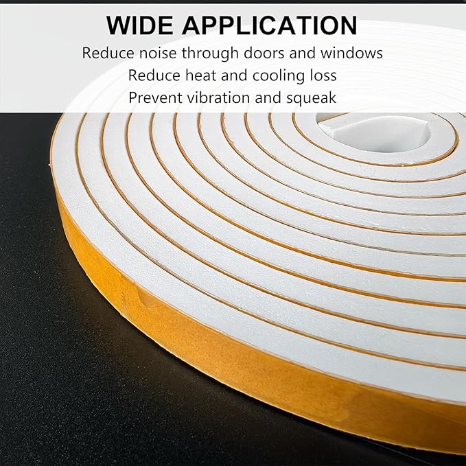 Weather Stripping Door Seal Strip, Strong Adhesive, Weatherproof, Gap Filler - Image 6
