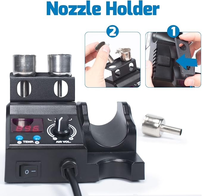 WEP 8858-V Hot Air Rework Station Kit - Image 4
