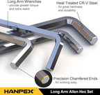Long Arm Hex Key Allen Wrench Set - Image 3