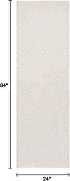Easy Jute Runner Rug 2x7 Indoor Outdoor Natural Rugs Solid Fiber Rug Woven Area - Image 2
