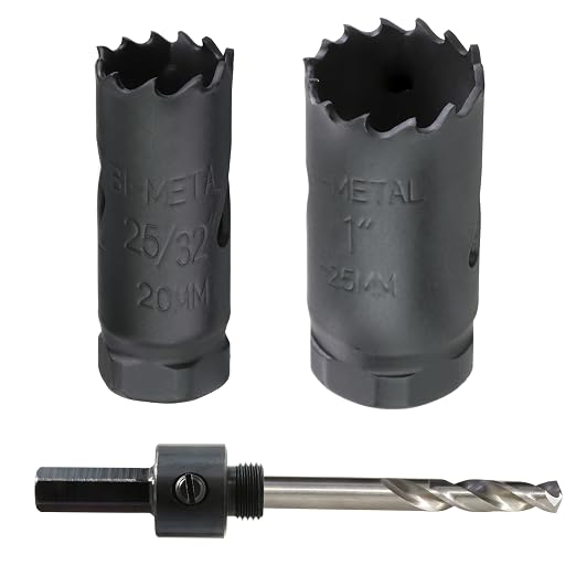 25/32, 1” HSS Bi Metal Hole Saw Cutter by WoWSuPMHolesaw
