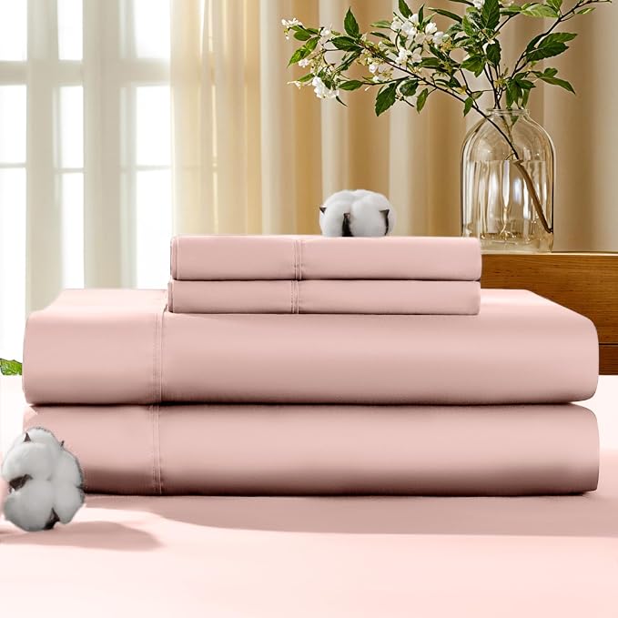 LBRO2M 100% Cotton Sheets Set Deep Pocket 19", 1000 Thread Count King Size 4 - Image 7