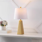 JONATHAN Y JYL1038A 20.5" Modern Glam Gold Table Lamp, Contemporary Geometric - Image 3