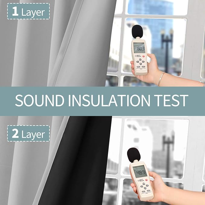 BGment Thermal Insulated 100% Blackout Curtains - Image 8