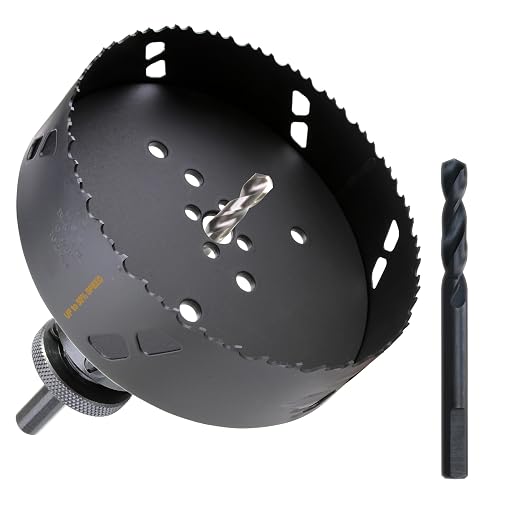 6-3/8 Inch Deep HSS Bi Metal Hole Saw Cutter by WoWSuPMHolesaw