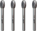SE-3 Tungsten Carbide Burr Rotary File, Double Cut Oval Burs by LUMN