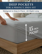 LANE LINEN 100% Egyptian Cotton Bed Sheets Twin XL - Image 6