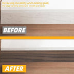 GSCIT Club Walnut Wallpaper, 2.4 inch X 100ft Self Adhesive Wood Grain Repair - Image 3
