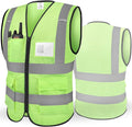 TICONN Reflective Safety Vest High Visibility Class II Mesh Vest by TICONN