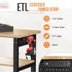 SPECRAFT Adjustable 2-Tier Workbench - Image 7