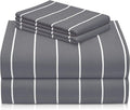 LuxClub 4 PC Full Sheet Set, Deep Pockets Wrinkle Free Cooling Bed Sheets Hotel by LuxClub
