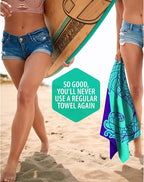 VENTURE 4TH Microfiber Beach Towel: Quick-Dry, Sandproof and Lightweight - Image 9