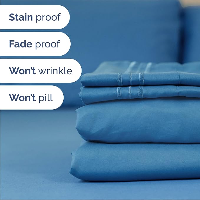 Cal King Size 4 Piece Sheet Set - Image 5