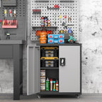 31.5''H Metal Garage Storage Cabinet - Image 8