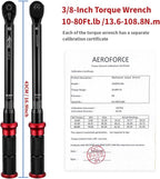 AEROFORCE 3/8-Inch Drive Torque Wrench（10-80 lb.ft / 13.6-108.8 Nm), 72 Tooth - Image 2