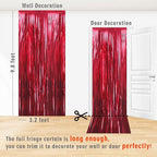 GOER 3.2 ft x 9.8 ft Metallic Tinsel Foil Fringe Curtains Party Photo Backdrop - Image 6