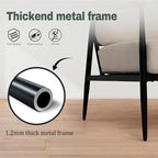 Modern Accent Chairs Set of 2 for Living Room Bedroom Mid Century Arm Chairs - Image 5