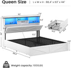 AOGLLATI Farmhouse Queen Bed Frame - Image 2