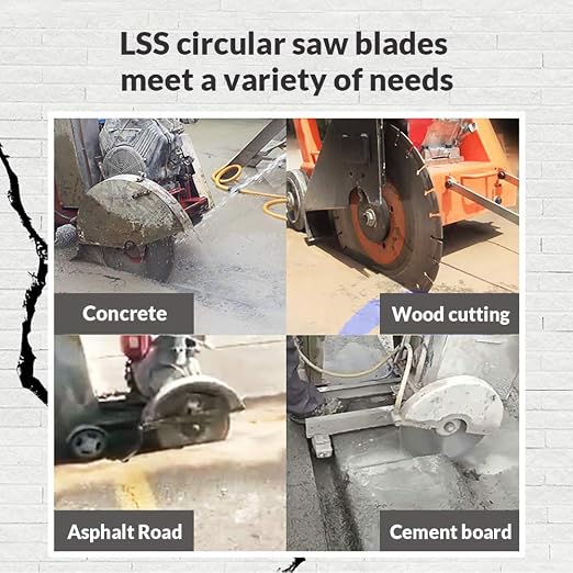 LSS 14 Inch Diamond Saw Blade, Dry or Wet Cutting Concrete Saw Blades - Image 6