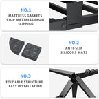 10 Inch Twin Size Bed Frame, 3500Lbs Heavy Duty Metal Platform - Image 4