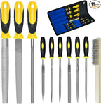 Steel File, Metal File, Half-Round/Round Files and 6 pcs Needle Files by kapoua