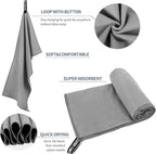 Microfiber Travel Towel, Soft Lightweight Quick Dry Towel, Super Absorbent - Image 5