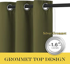 NICETOWN 95 inches Patio Door Curtains - Image 2