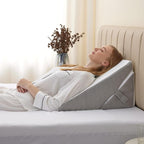 Bedluxe Wedge Pillow for Sleeping, Adjustable 9&12 Inch Foldable Bed Wedge - Image 9