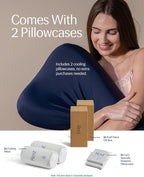 REST® Evercool® Cooling Pillow, Instant Cool-to-Touch Shell Fabric & Breathable - Image 5