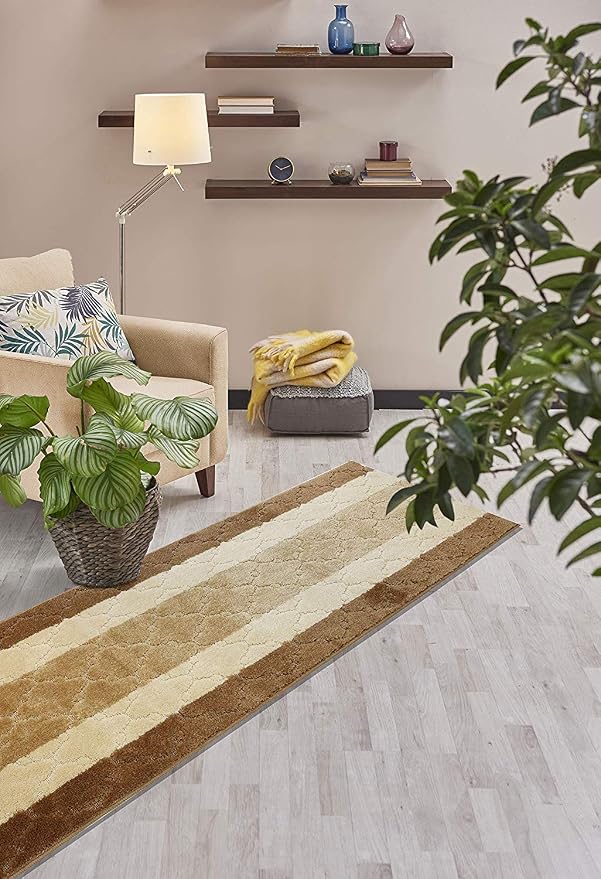 35 Ft Extra Long Beige Kitchen Hallway Runner Rug, Non-Slip Washable 26" X 35' - Image 4