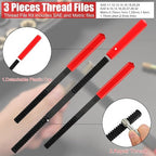 MAXMAN 61Pcs Thread Chaser Set, Thread Restorer Kit & Rethread Repair Tool - Image 4