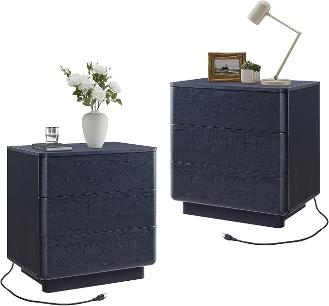 ACCOHOHO 22" Modern Nightstand Set of 2 by ACCOHOHO