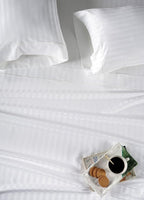 Lane Linen White Queen Sheet Set - Image 4