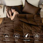 JOLLYVOGUE Twin XL Comforter Set, Ultra-Soft Bed in a Bag Twin XL Size 5 Pieces - Image 2